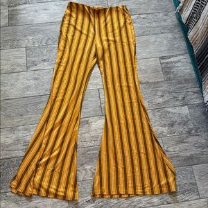 Striped Flared Pants
